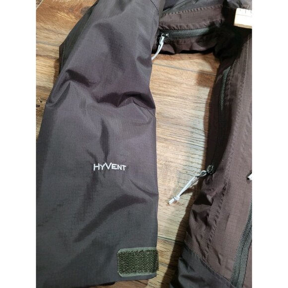 The North Face Jacket Womens S Hyvent Hooded Full Zip Brown Wind Rain Snow Warm - Picture 7 of 10